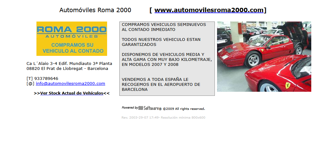Automóviles Roma 2000